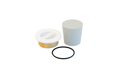 Overflow cover washbasin white 